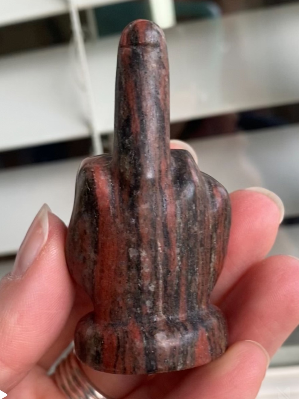 Crystal Middle Finger Carving – The Sassiest Crystal You’ll Ever Own! 😂🖕